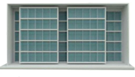 1003D — Móvel Deslizante com 125 Básculas Mod.105